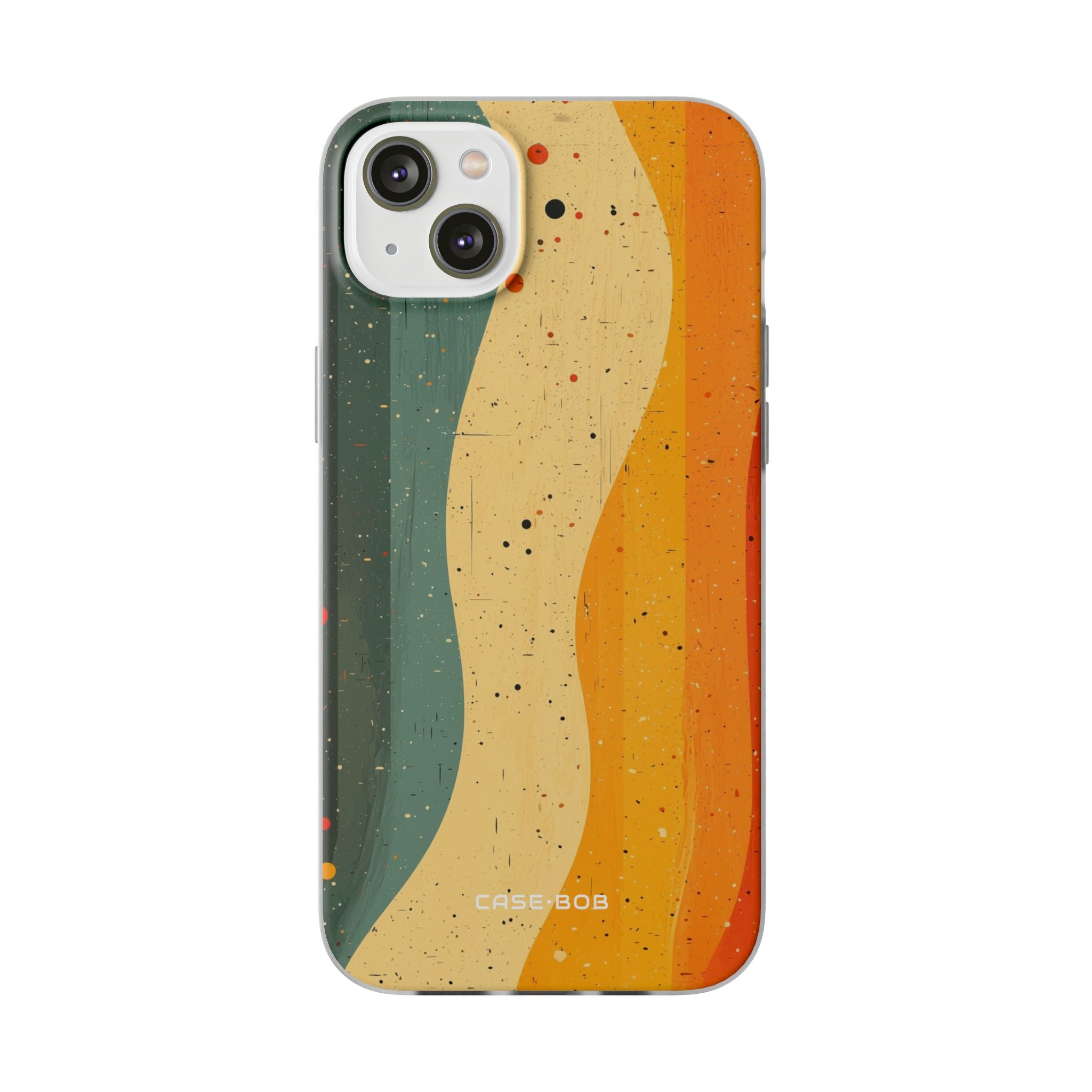 Wavy Forest Veil iPhone 14 Plus Case - Soft