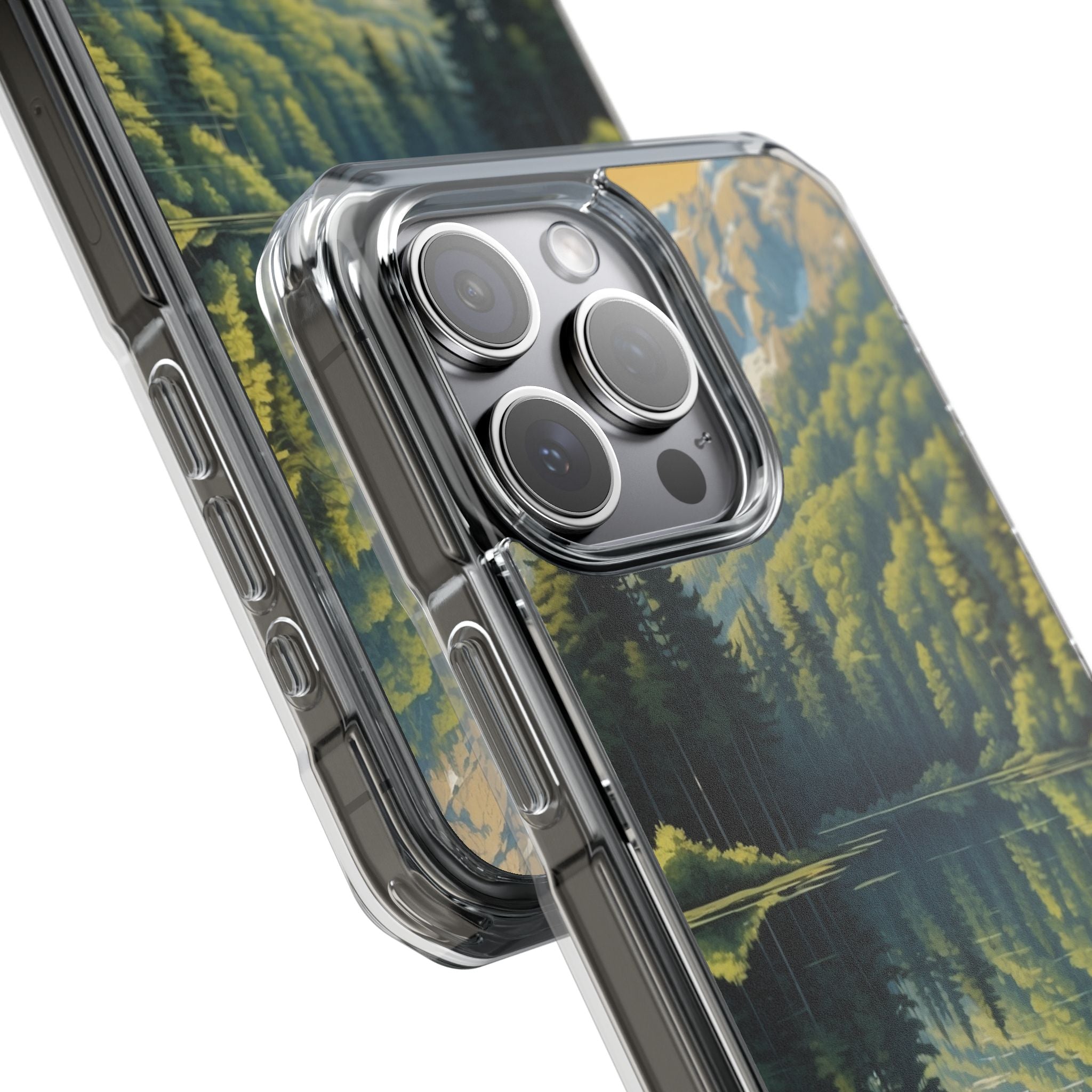 Mountain Peaks Reflect iPhone Case - Impact