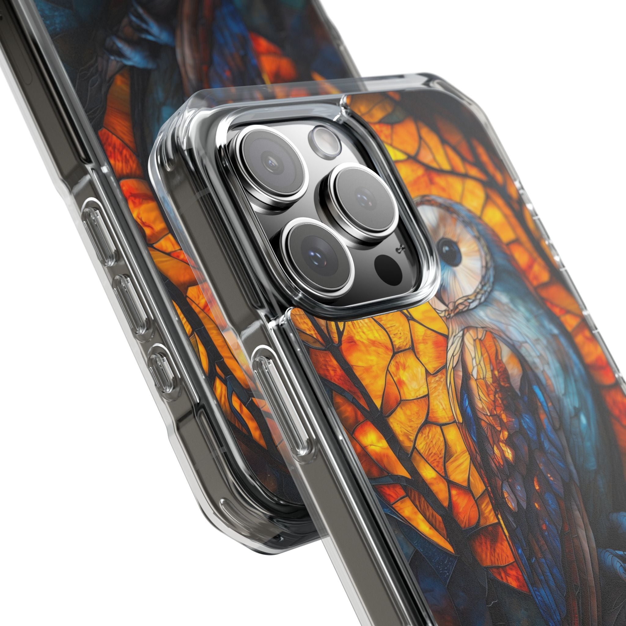 Owl Gazes Moonlight iPhone Case - Impact