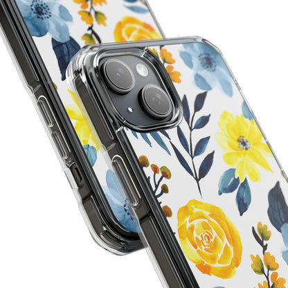 Golden Bloom iPhone 15 Plus Case - Impact