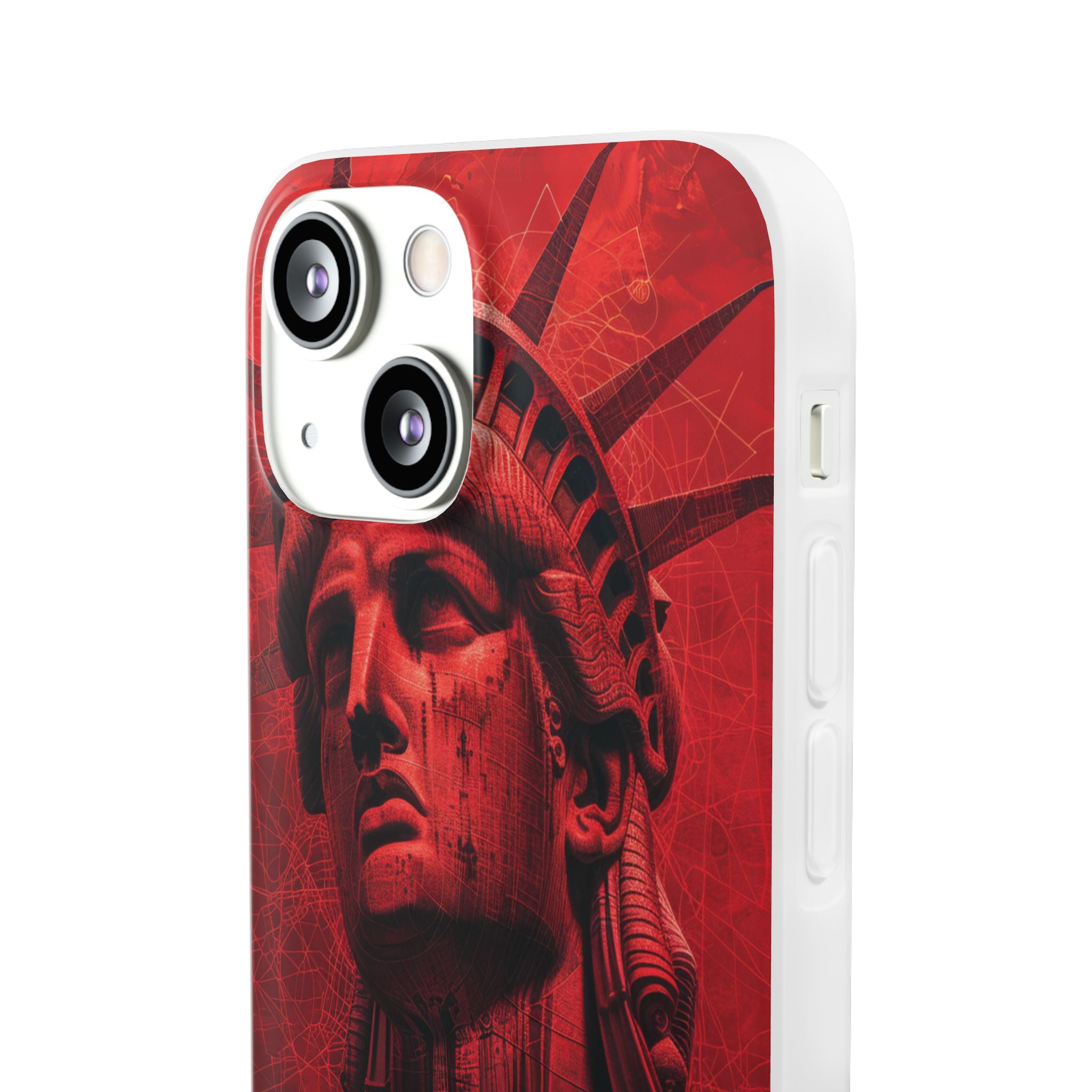 Red Liberty Revolution | Flexible Phone Case for iPhone