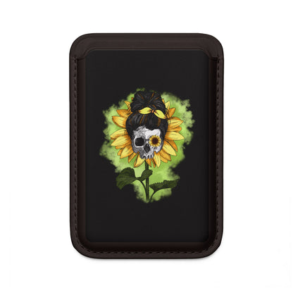 Kallo Auringonkukka Lompakko – MagSafe Valmis