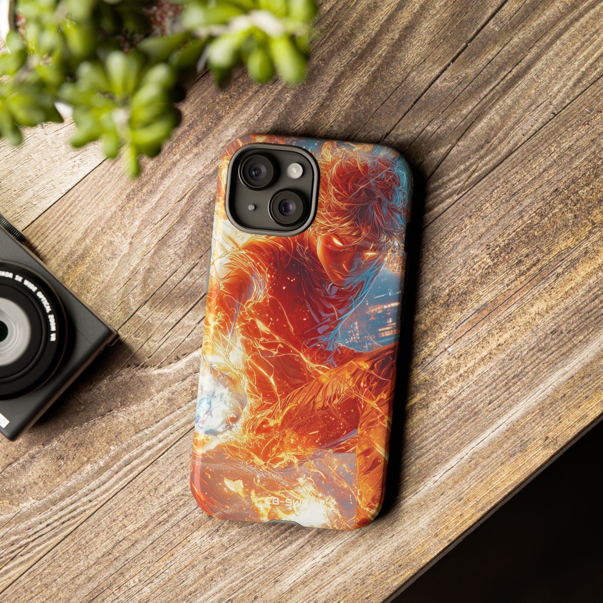 Flames Dance Wildly - iPhone Case