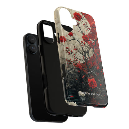 Zen Blossoms in Moonlight iPhone 16 | Tough+ Phone Case