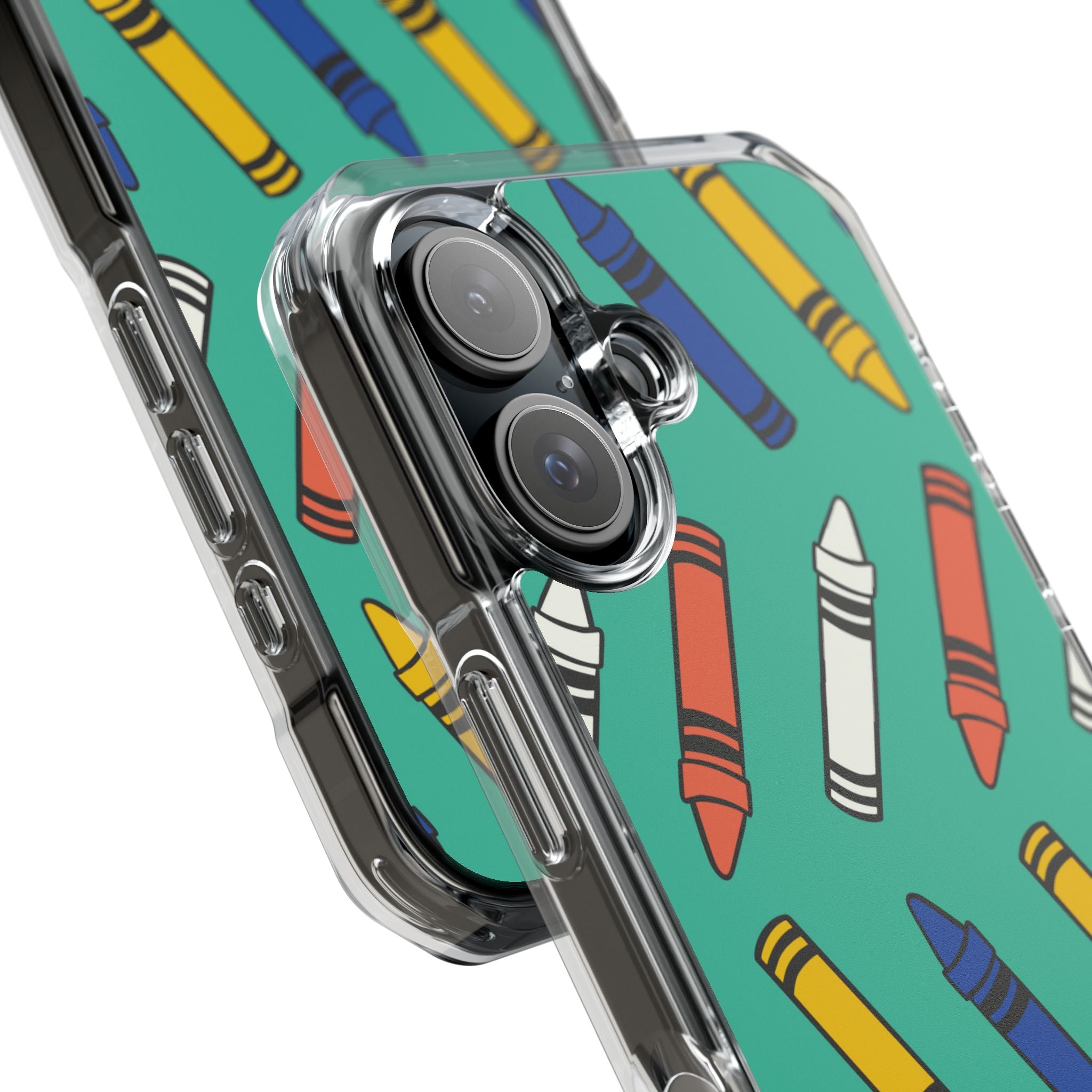 Crayons Dance Playfully iPhone Case - Impact
