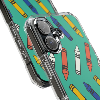 Crayons Dance Playfully iPhone Case - Impact