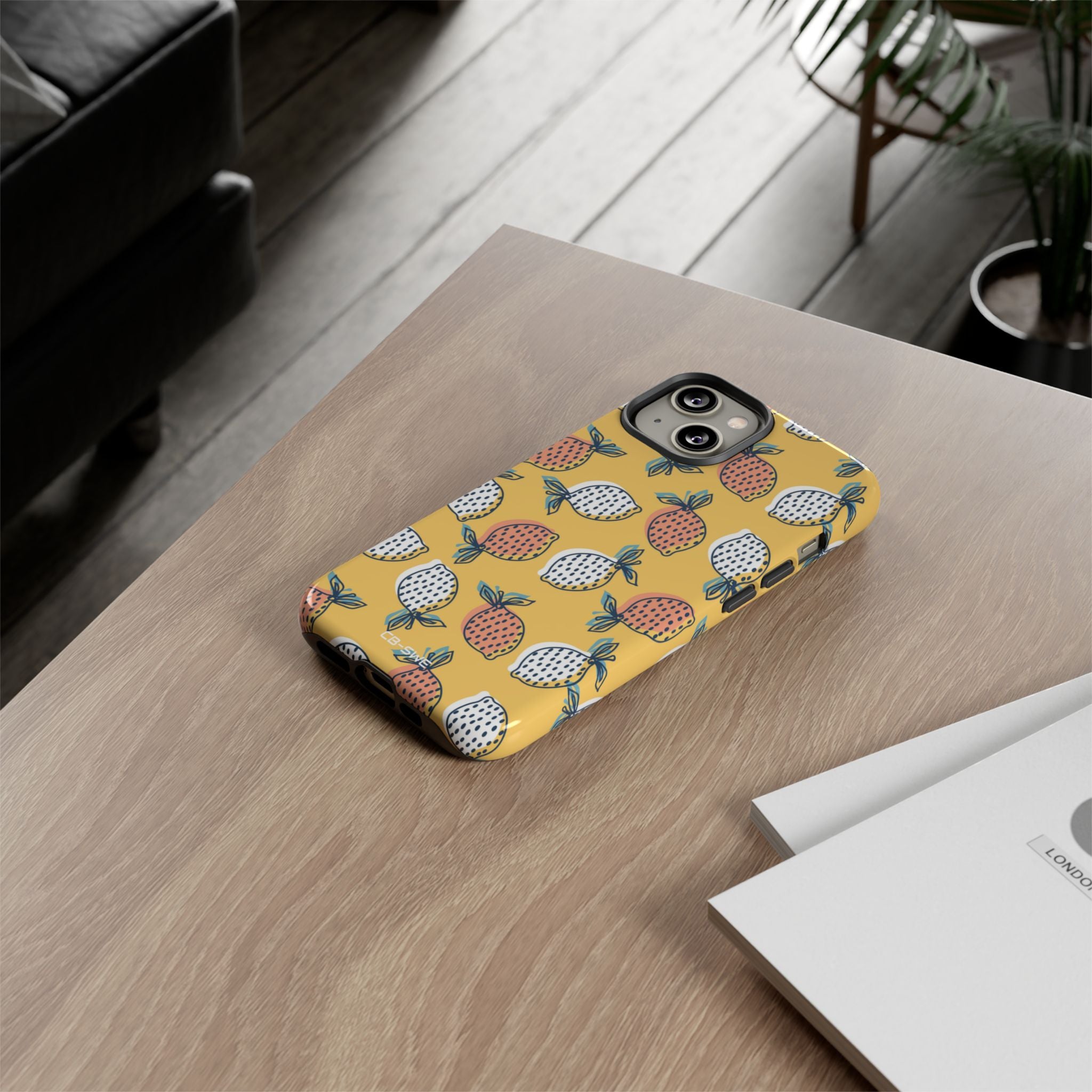 Lemons Dance Playfully - iPhone Case