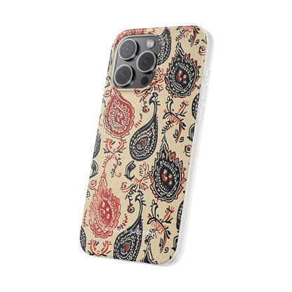 Vintage Paisley Elegance iPhone 15 - Flexi Phone Case