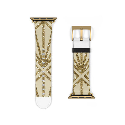 Golden Fan Sparkle - Watch Band