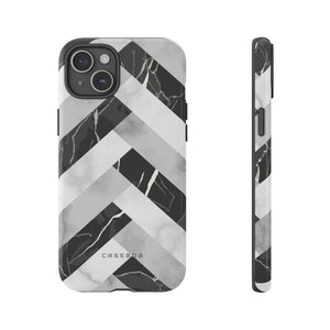 Grey Herringbone - Protective Phone Case