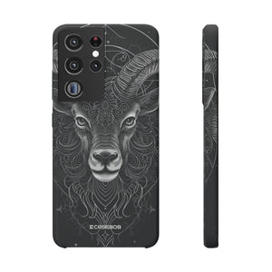 Mystic Ram Mandala | Slim Phone Case for Samsung