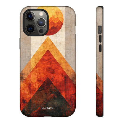 Sun Embraces Mountains - iPhone Case