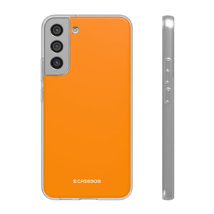 Dunkelorange | Handyhülle für Samsung (Flexible Hülle)