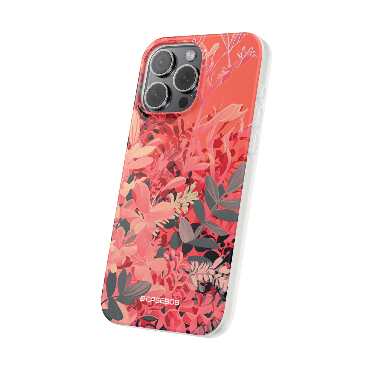 Living Coral Design | Handyhülle für iPhone (Flexible Hülle) 