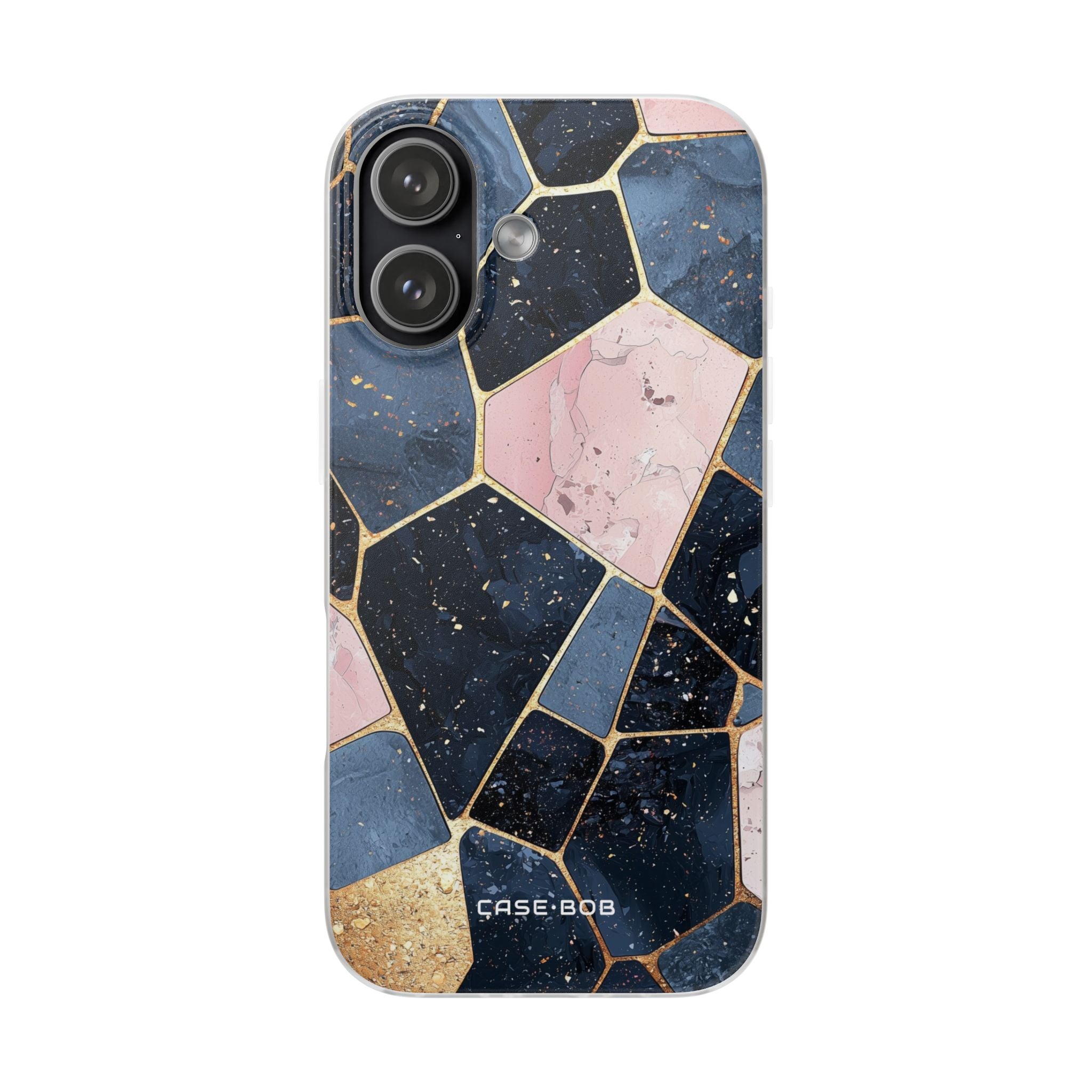 Golden Mosaic iPhone 17 Case - Soft