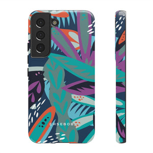 Tropical Leaf Moz - Protective Phone Case