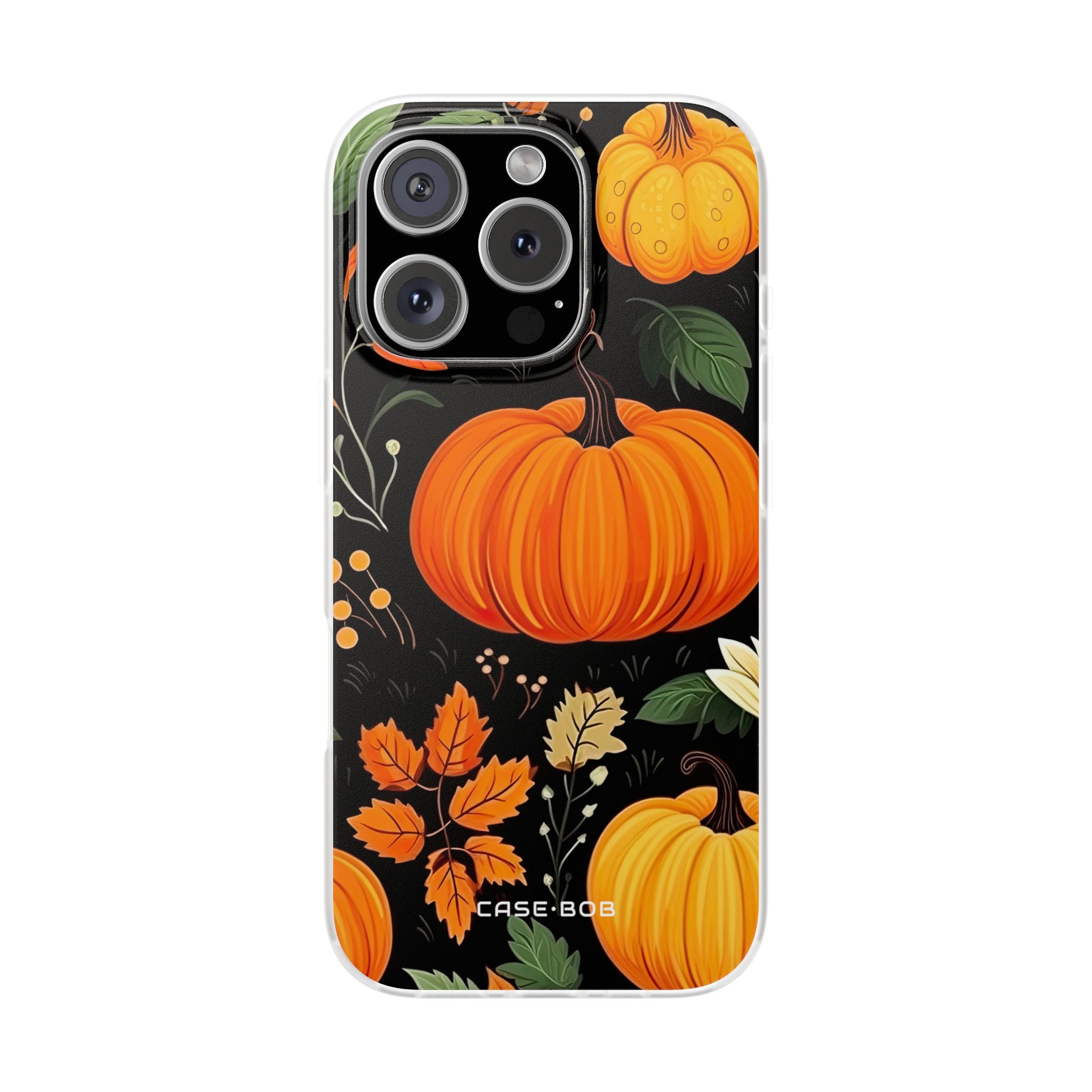 Pumpkin Glow iPhone 16 Pro Case - Soft