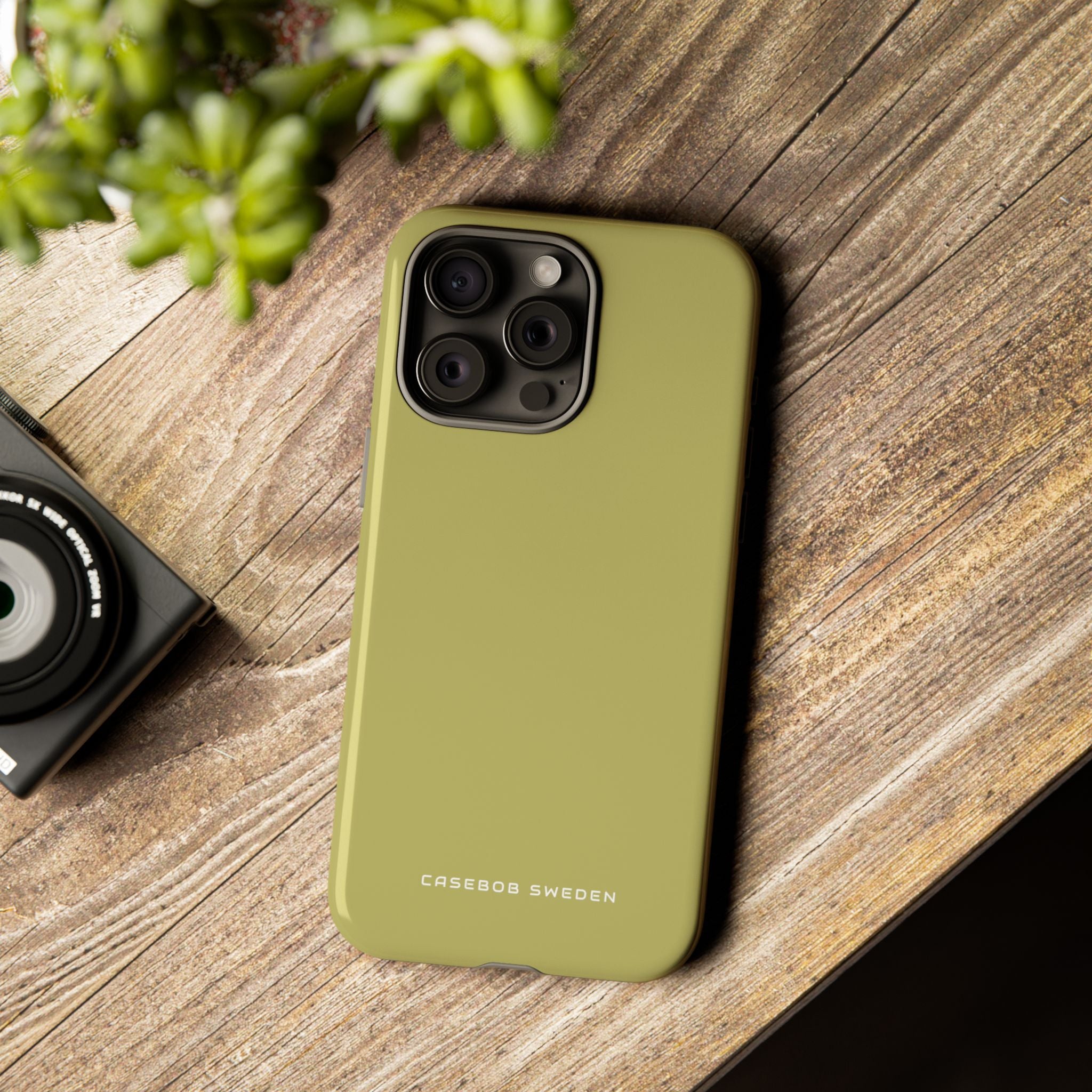 Dark Khaki iPhone 15 - Tough Phone Case