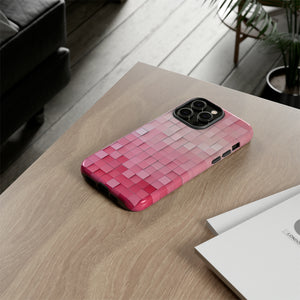 Pink Gradient Mosaic - Protective Phone Case