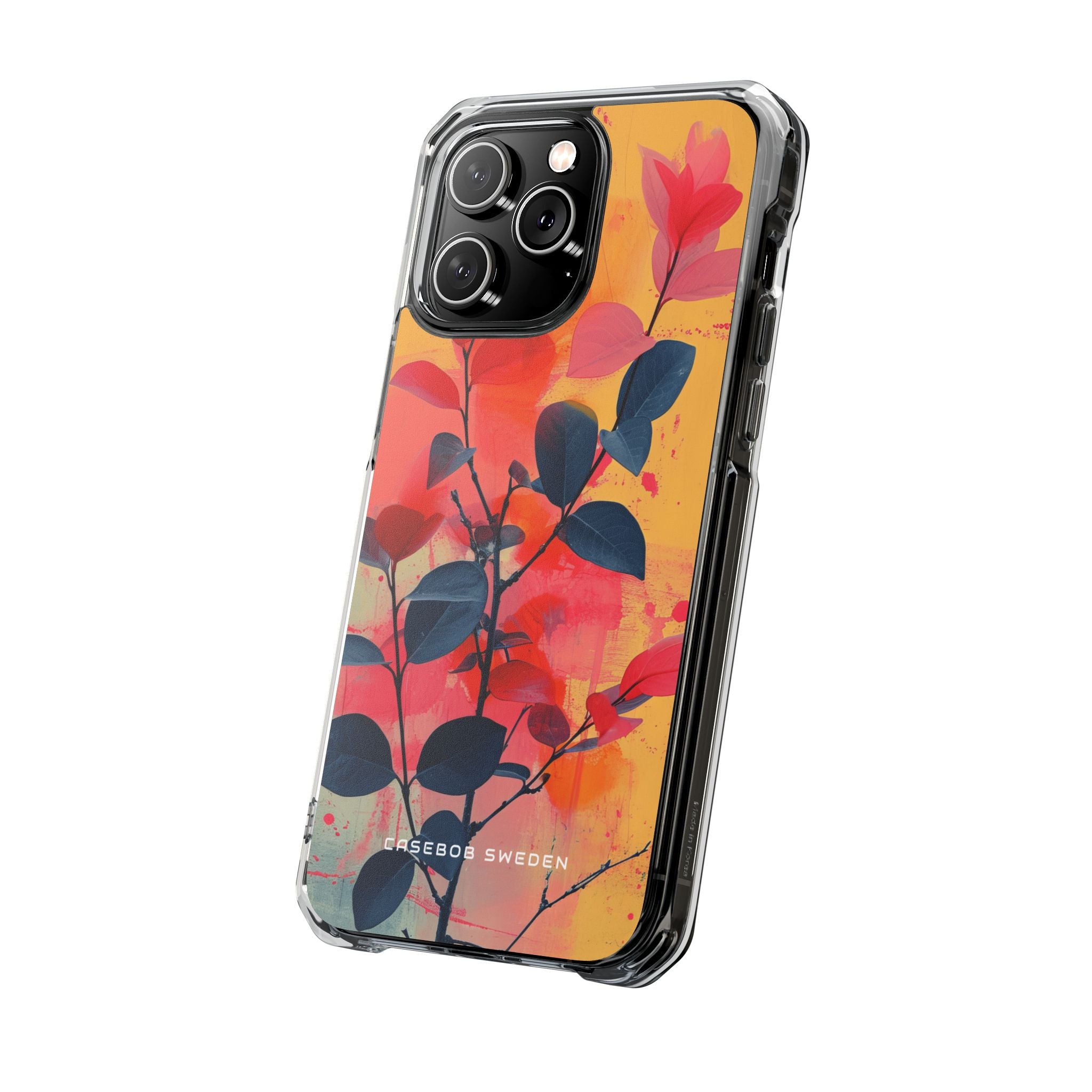 Vivid Floral Harmony iPhone 14 - Clear Impact Phone Case