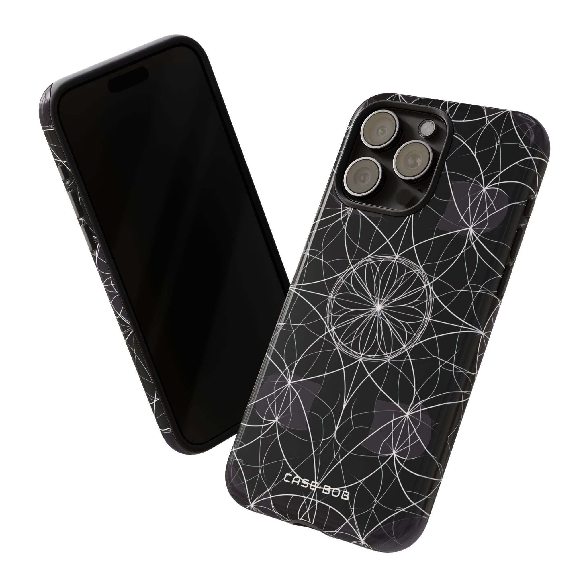 Radiant Petal Orbit iPhone 15 Pro Max Case - Tough