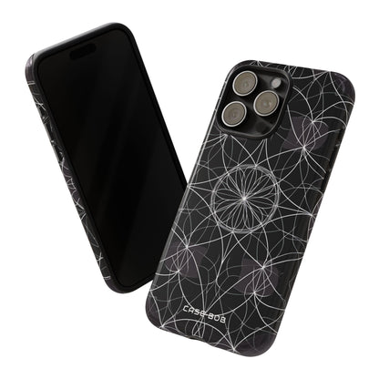 Radiant Petal Orbit iPhone 15 Pro Max Case - Tough