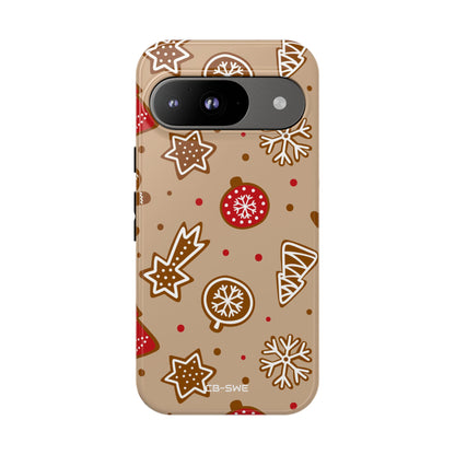 Gingerbread Men Celebrate - Google Pixel Case