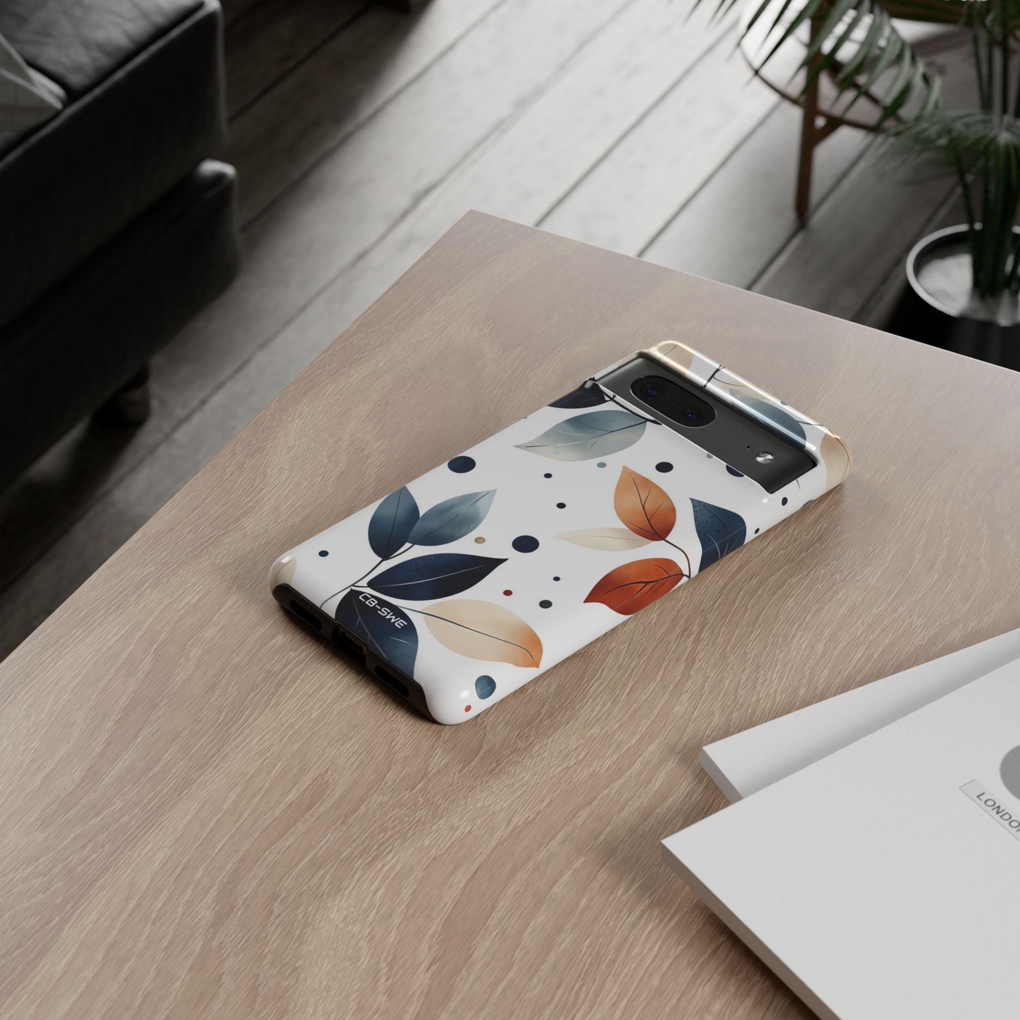 Leaves And Circles - Google Pixel Case