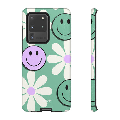 Playful Retro Blooms - Samsung Case