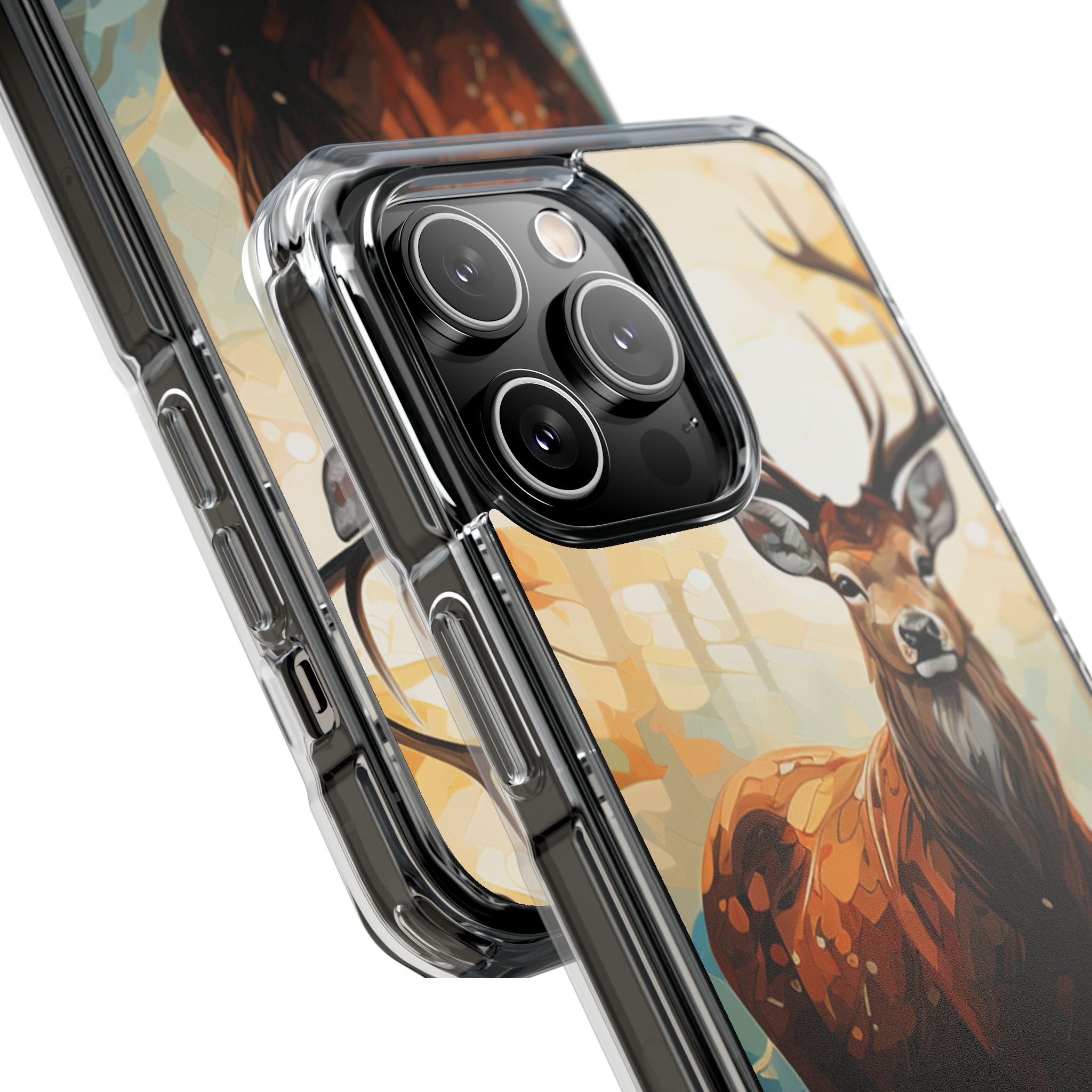 Glowing Stag iPhone 14 Pro Max Case - Impact