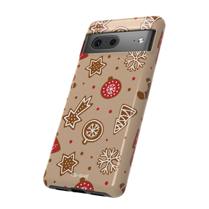 Gingerbread Men Celebrate - Google Pixel Case