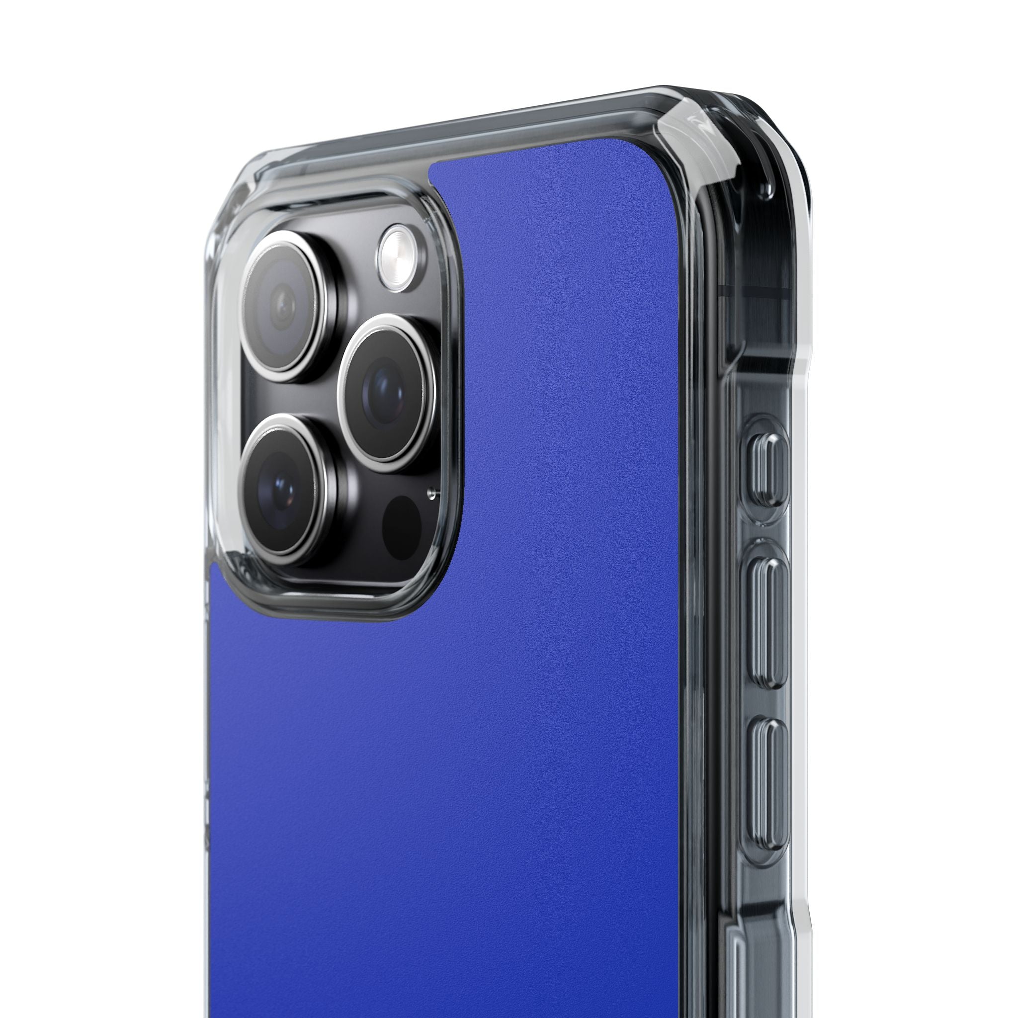 Persian Blue - Clear Impact Case for iPhone