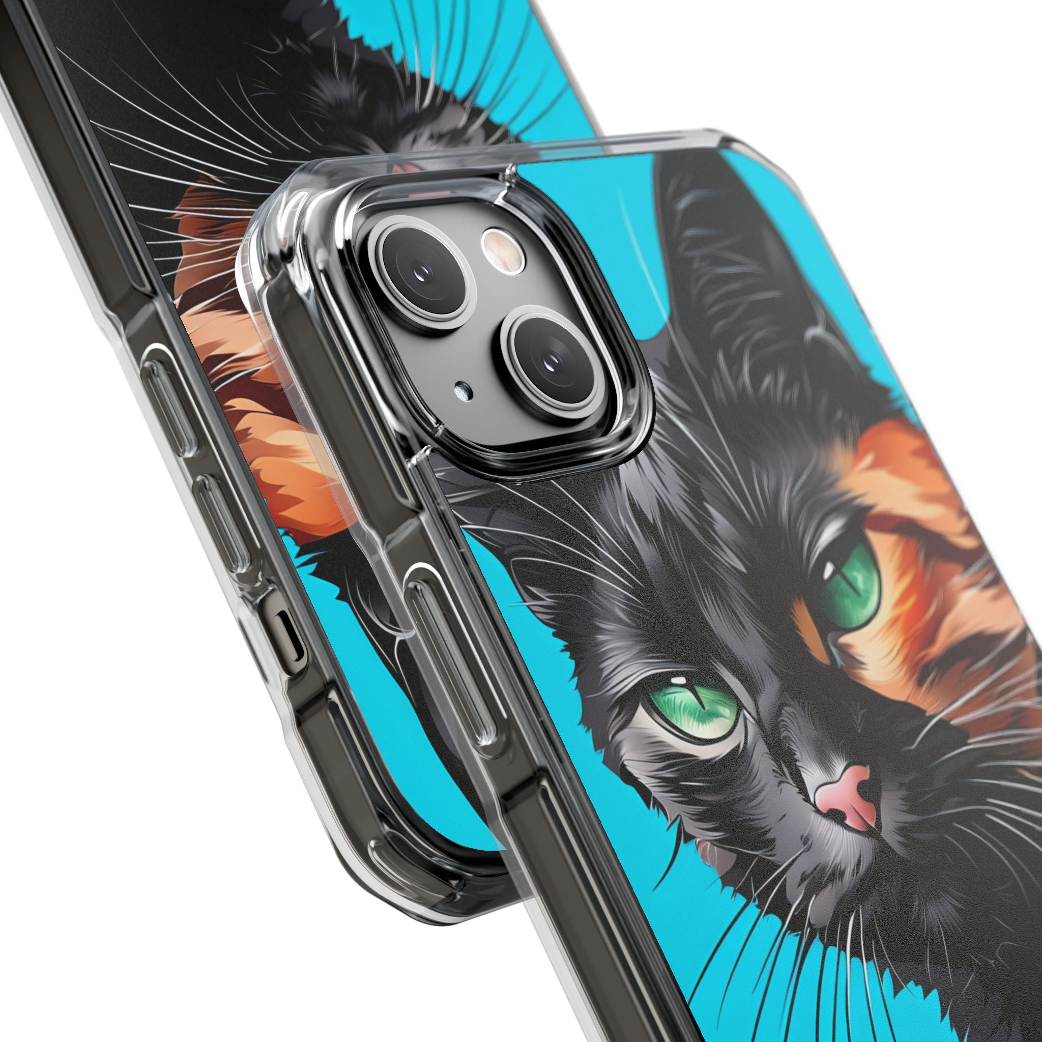 Curious Cat Stare iPhone Case - Impact