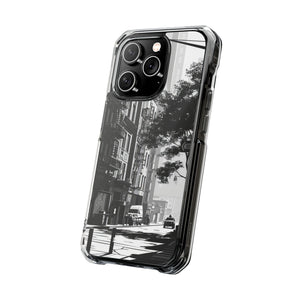 Urban Serenity - Phone Case for iPhone (Clear Impact - Magnetic)