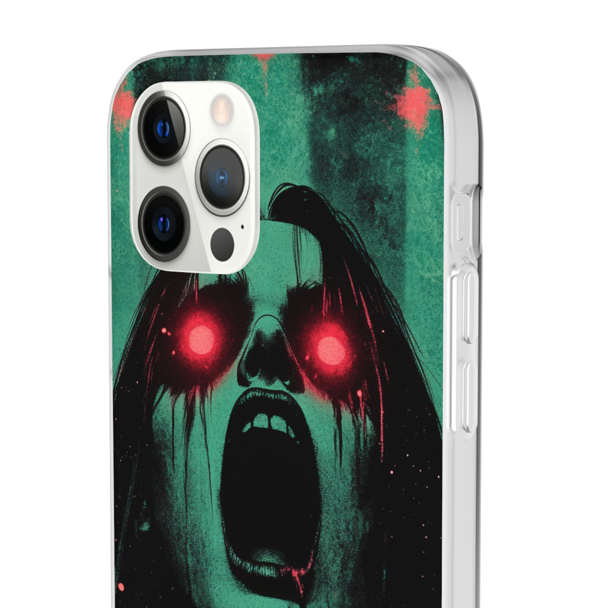 Haunting Glow of Gothic Eyes iPhone 12 - Flexi Phone Case