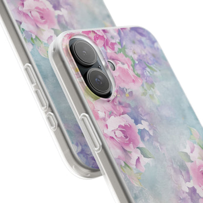 Dreamy Floral Watercolor - Flexi iPhone 16 Phone Case