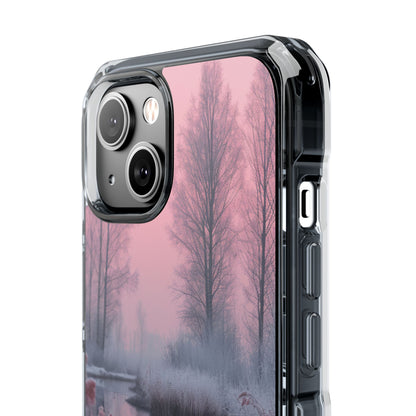 Pink Serenity Case - Clear Impact iPhone 14 Phone Case