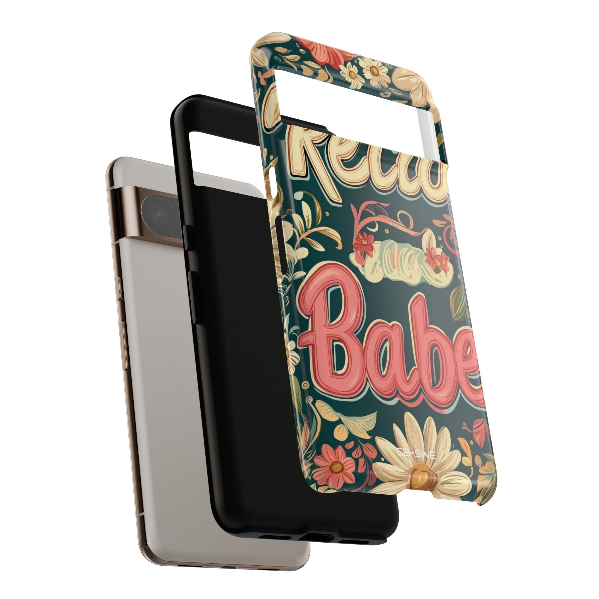 Floral Curves Embrace - Google Pixel Case