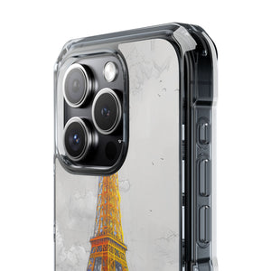 Autumnal Parisian Glow - Phone Case for iPhone (Clear Impact - Magnetic)