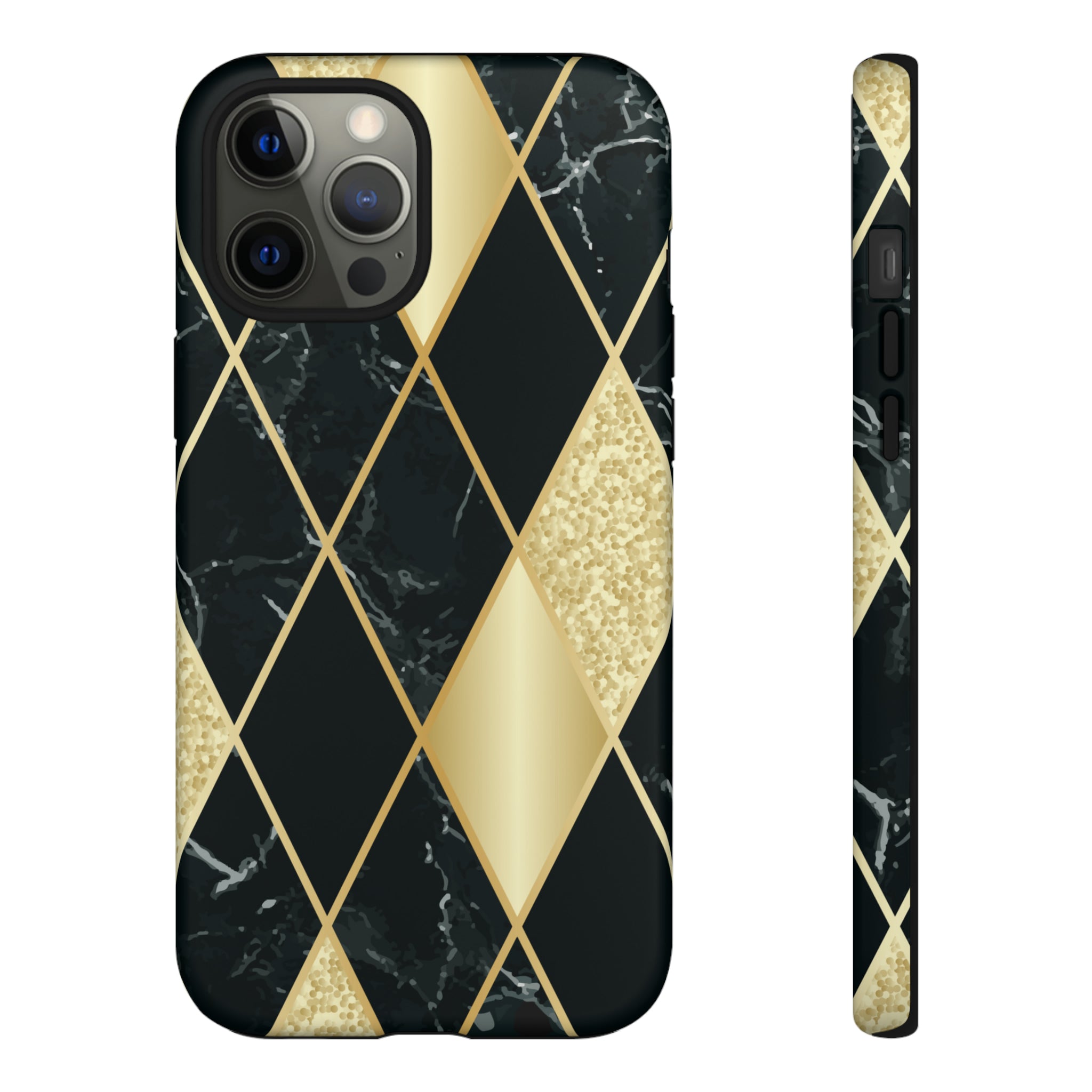 Glitter Rhombus - Protective Phone Case