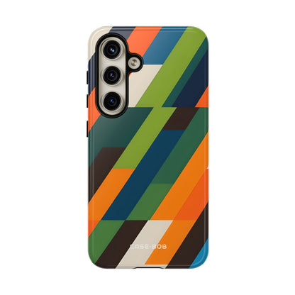 Diagonal Blaze Samsung S24 Case - Tough