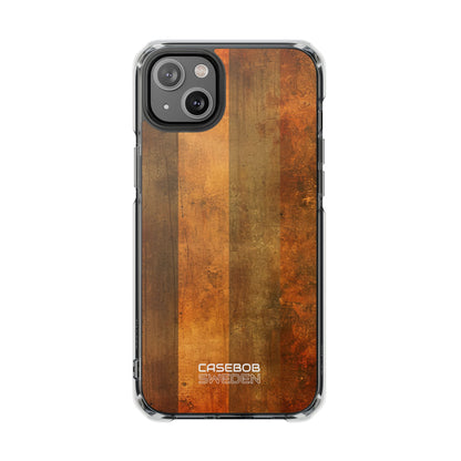 Rustic Striped Texture iPhone 14 - Impact Clear+