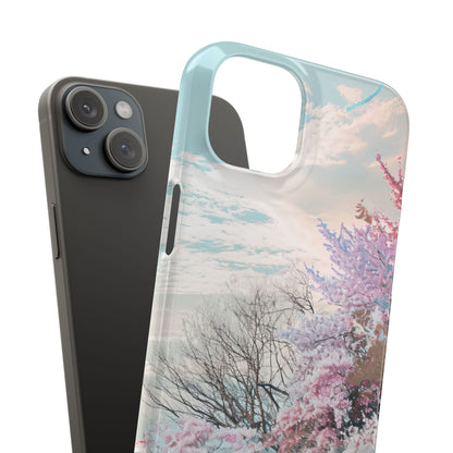 Spring Dreamscape - Slim iPhone 15 Phone Case