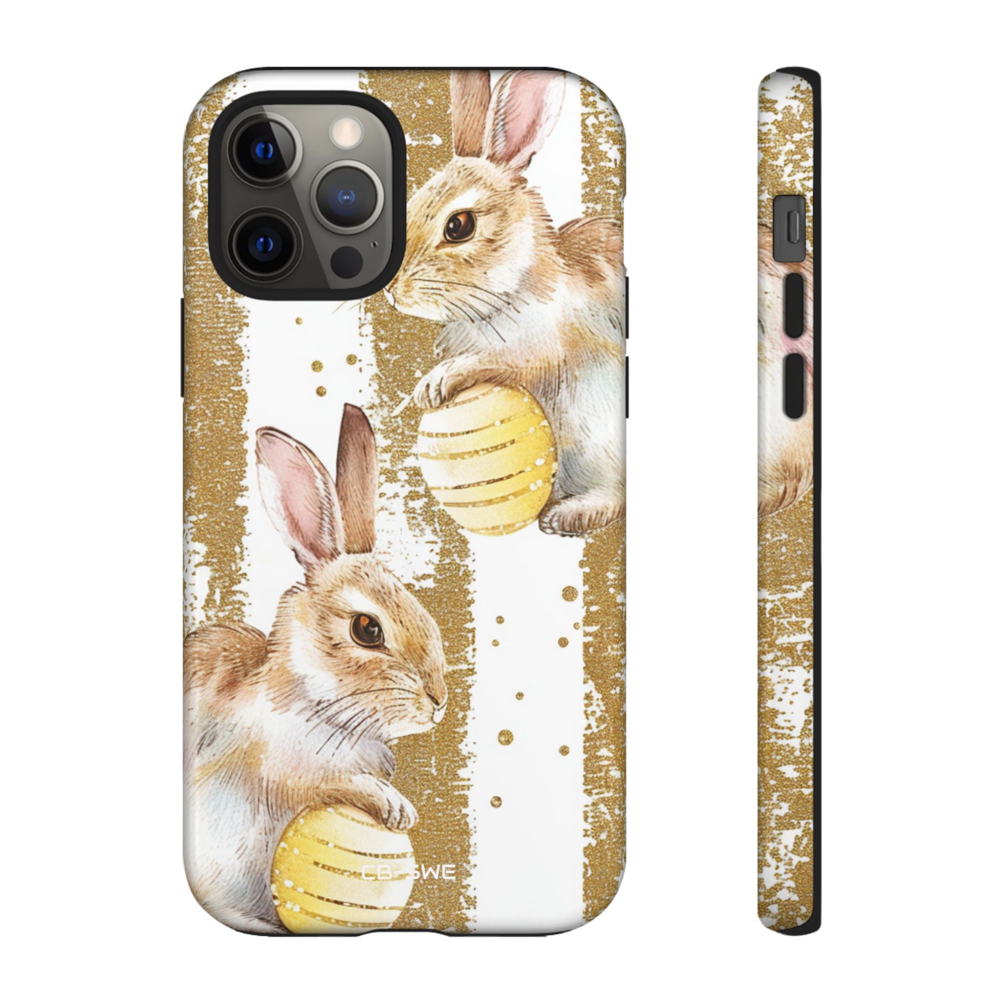 Bunnies Hold Eggs - iPhone Case