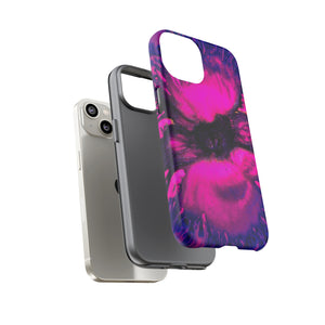 Deep Pink Ink Art iPhone Case (Protective) Phone Case