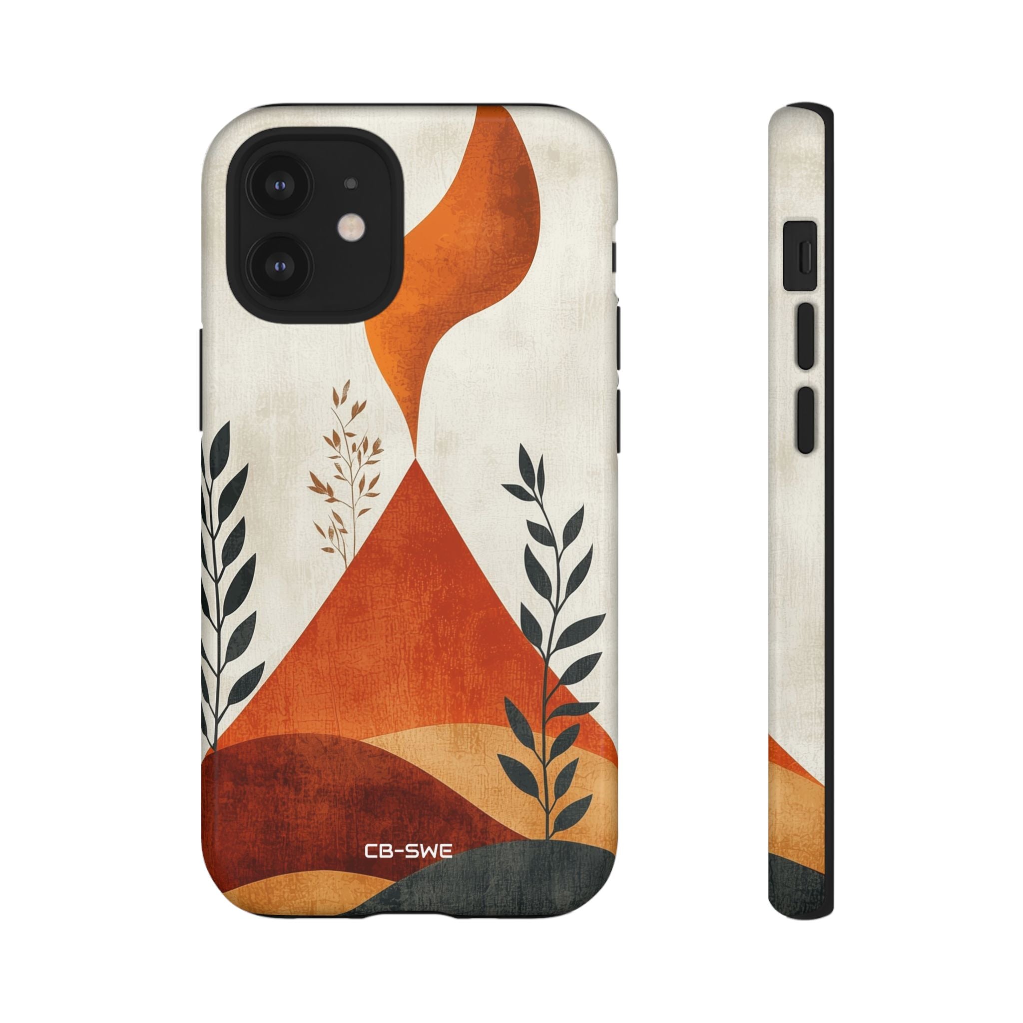 Flames Touch Mountains - iPhone Case