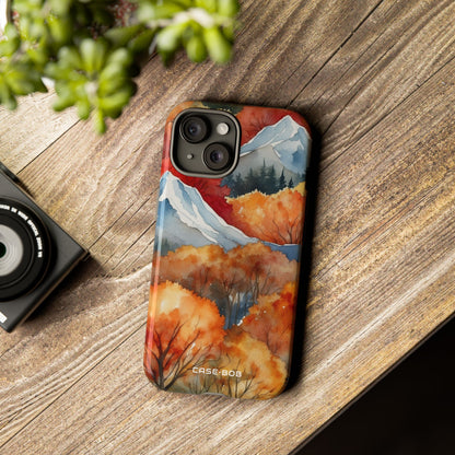 Snowcap Radiance iPhone 15 Case - Tough