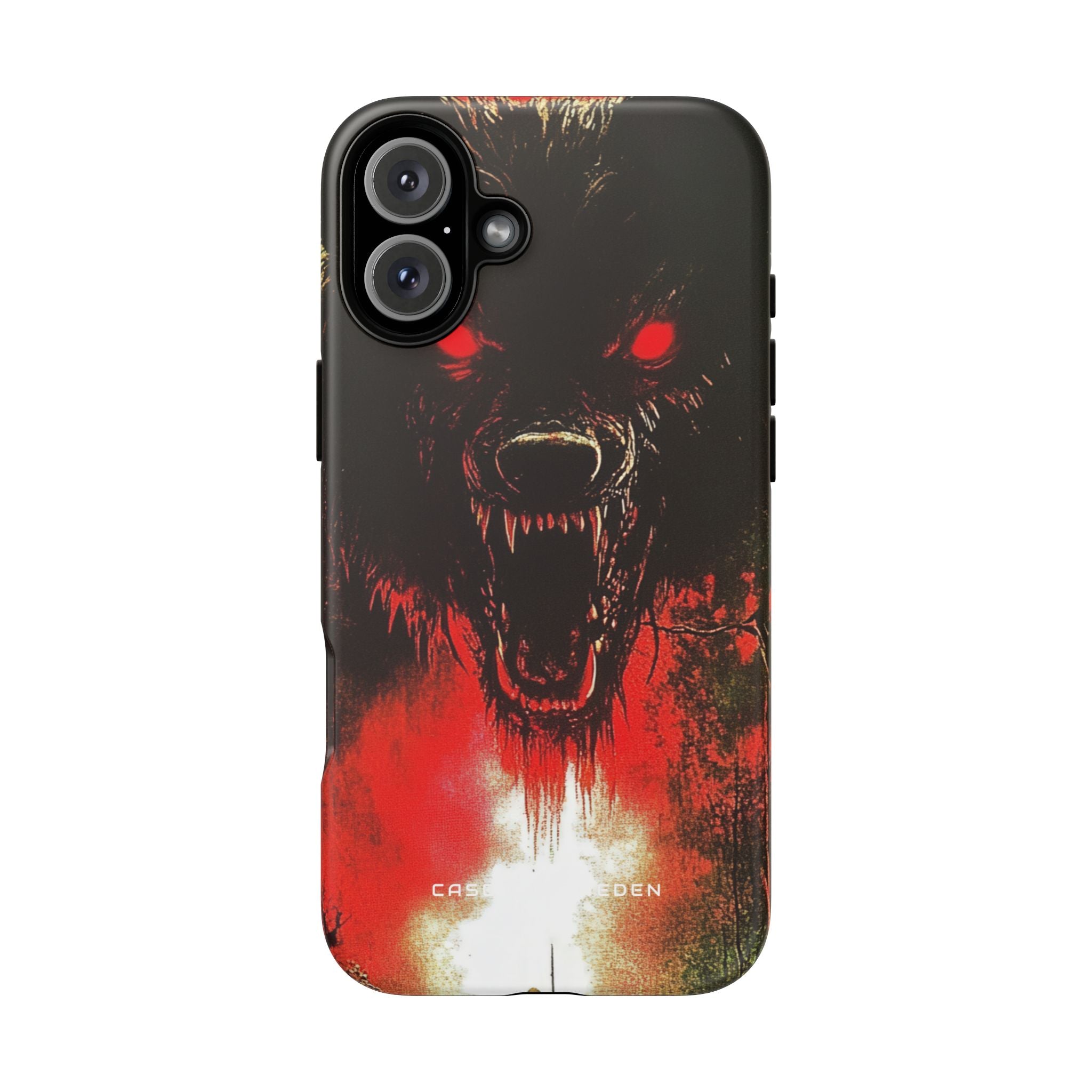 Bloodmoon Wolf's Lament iPhone 16 - Tough Phone Case