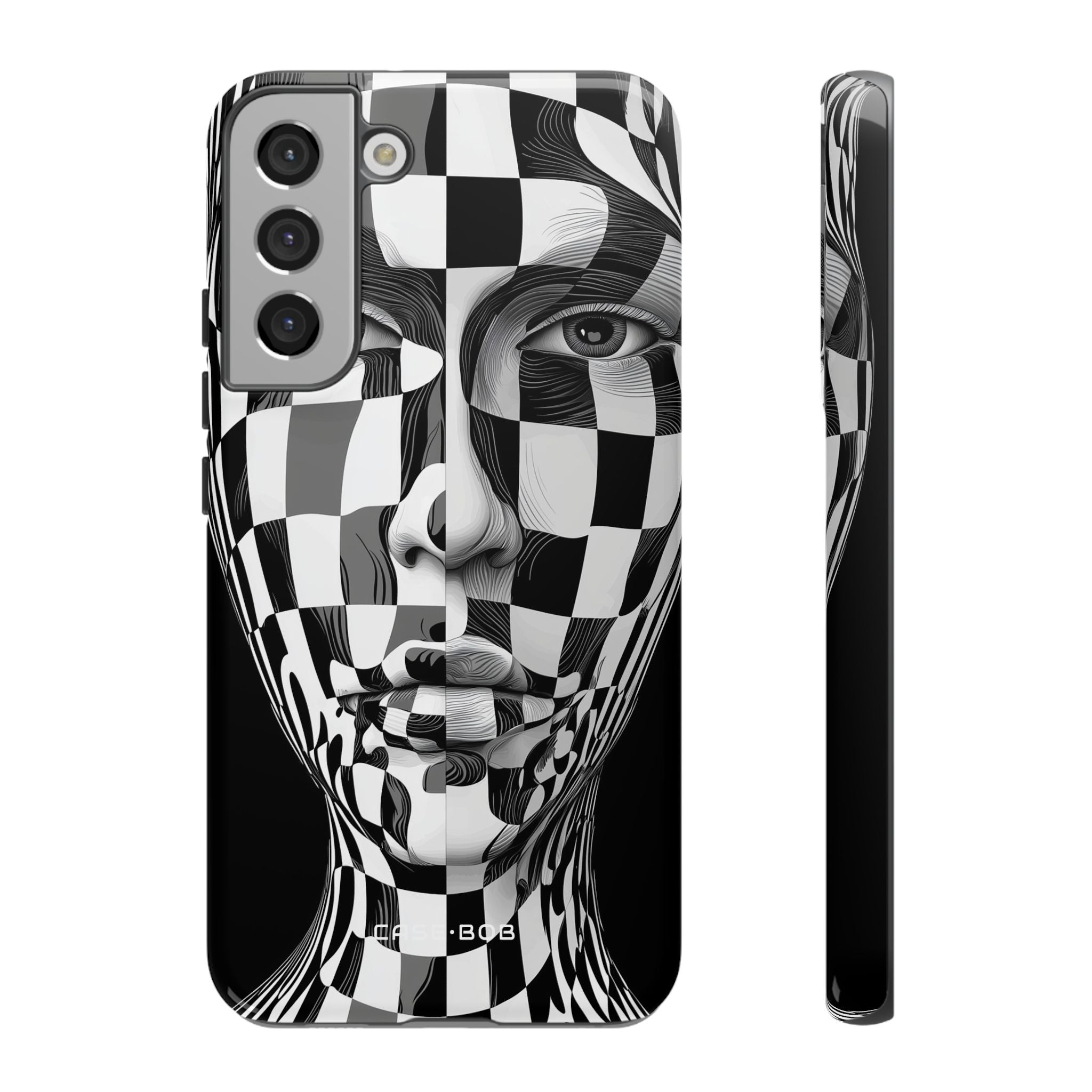 Checkered Face Samsung S22 Plus Case - Tough