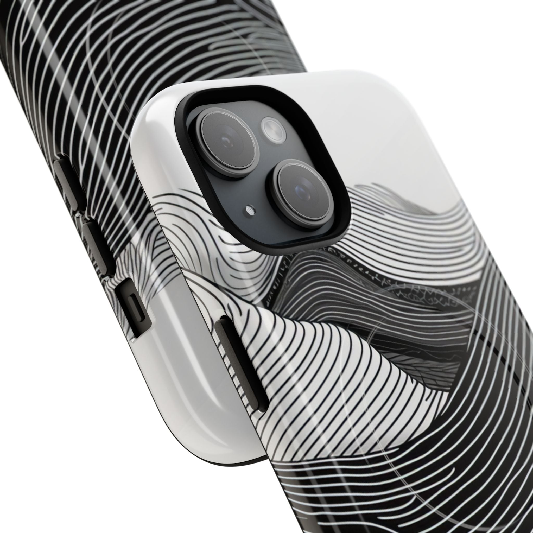 Undulating Horizon Waves iPhone 15 | Tough+ Phone Case